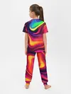 Детская пижама с брюками / Неоновые пятна
