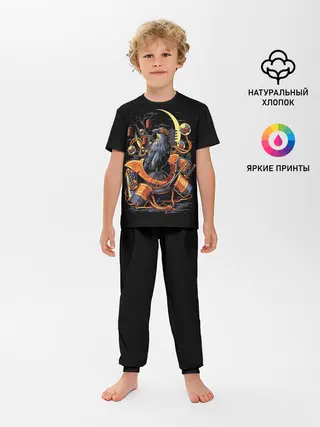 Детская пижама с брюками / ВОРОН СТИМПАНК