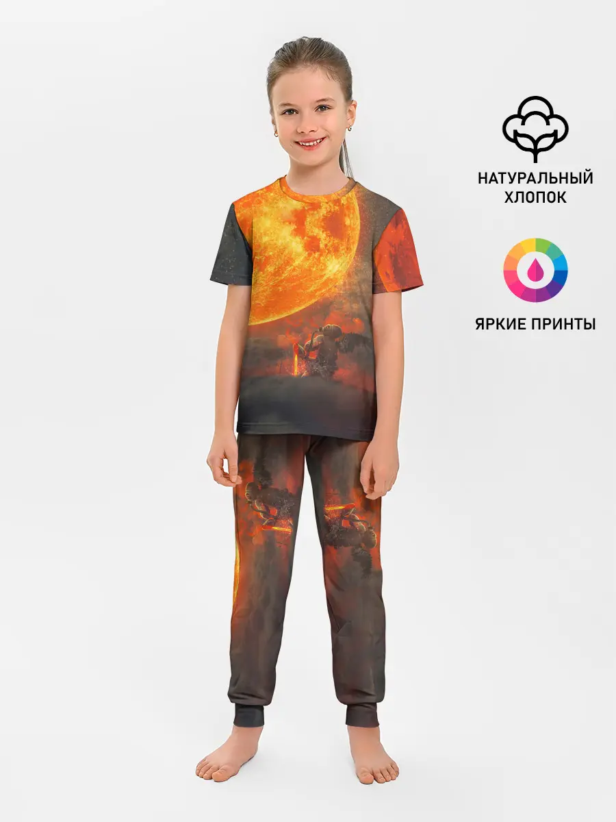 Детская пижама с брюками / РАДИАЦИОННОЕ СОЛНЦЕ