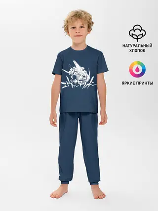 Детская пижама с брюками / Символика Евангелион