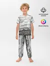 Детская пижама с брюками / Деревянный