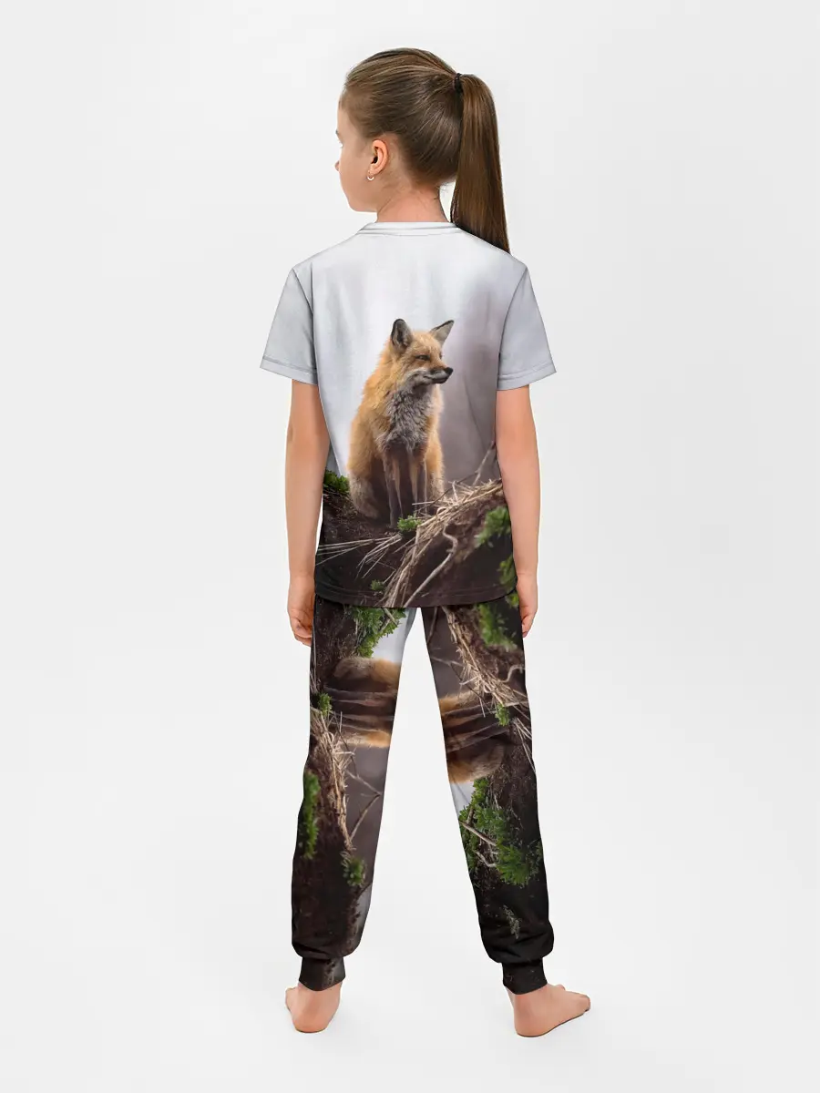 Детская пижама с брюками / Лиса