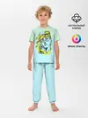 Детская пижама с брюками / Дзётаро кудзе бирюза