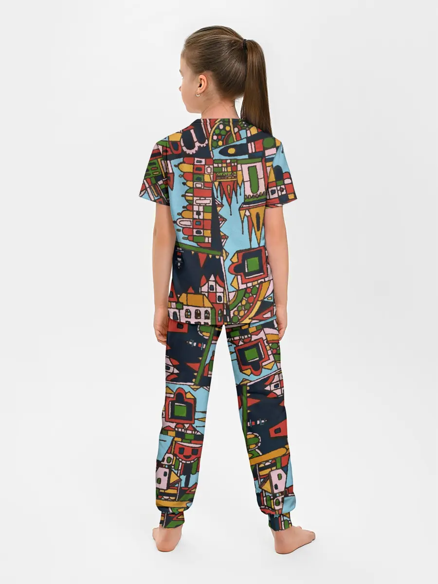 Детская пижама с брюками / Рождество в Праге