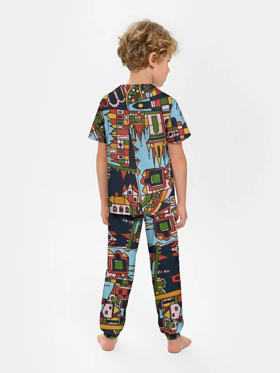 Детская пижама с брюками / Рождество в Праге