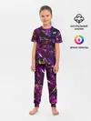 Детская пижама с брюками / Фиолетовый бриллиант