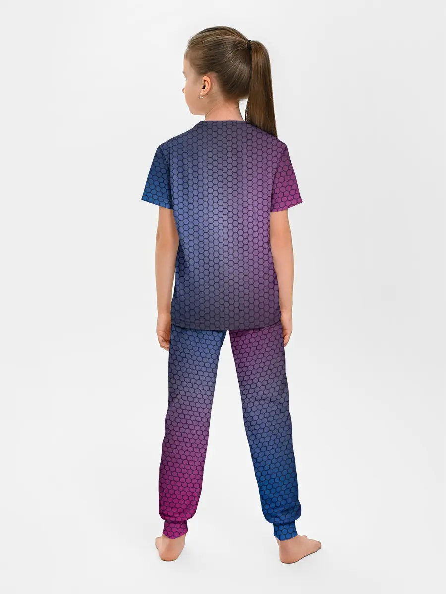 Детская пижама с брюками / Незуко Камадо в треугольнике
