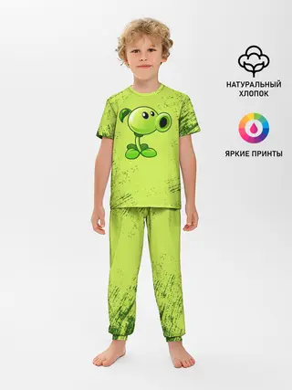 Детская пижама с брюками / Plants vs. Zombies