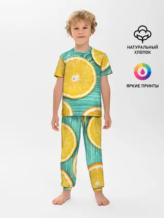 Детская пижама с брюками / Апельсины