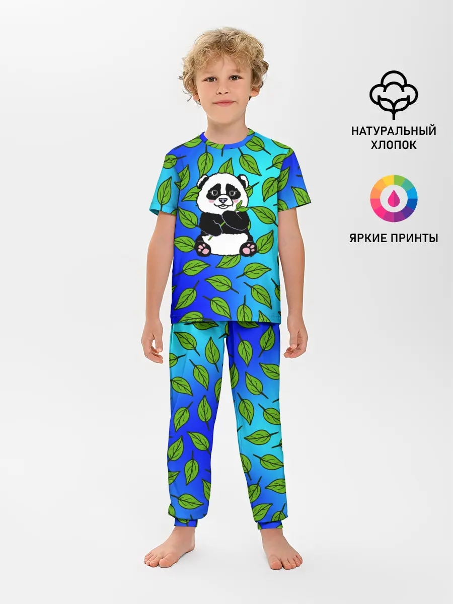 Детская пижама с брюками / Панда
