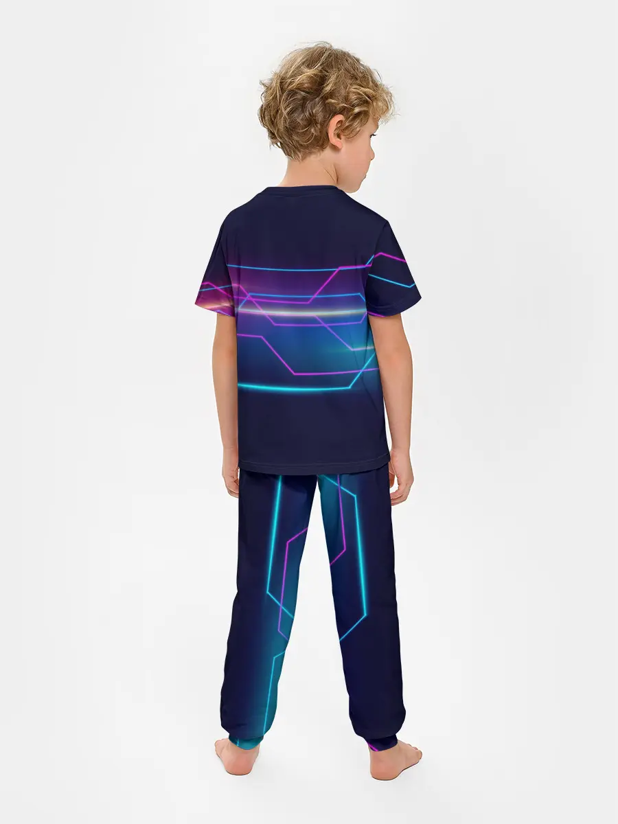 Детская пижама с брюками / Лазерные лучи