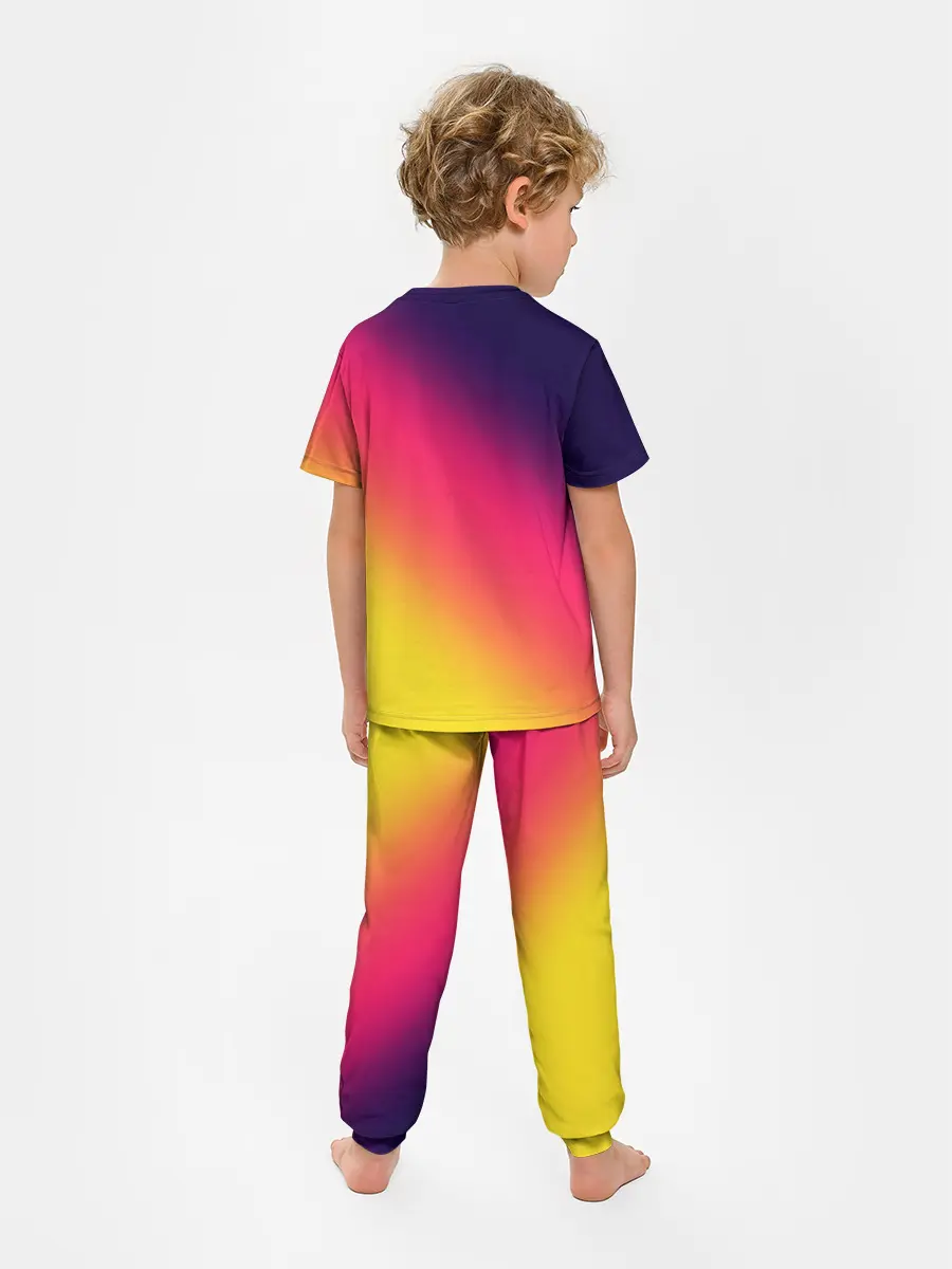 Детская пижама с брюками / Градиент