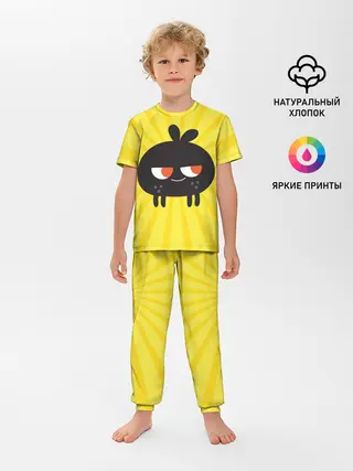 Детская пижама с брюками / Toca Boca Yellow