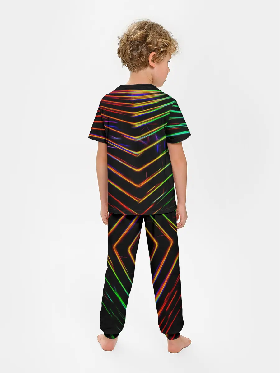 Детская пижама с брюками / Неоновый угол