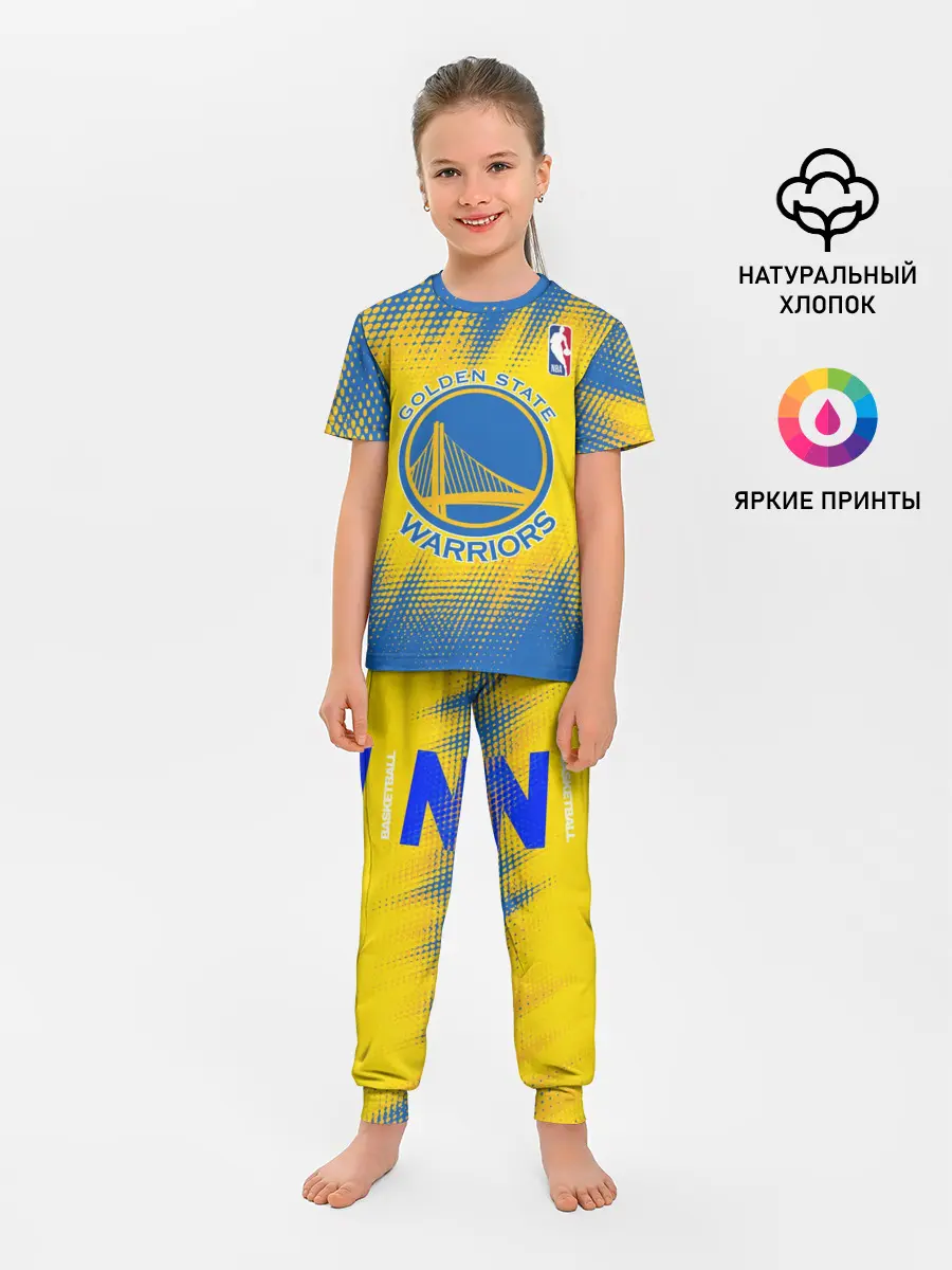 Детская пижама с брюками / Golden State Warriors