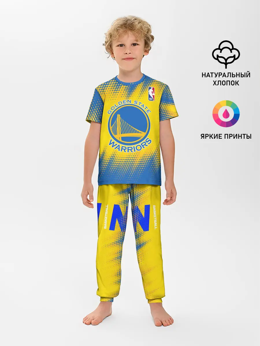 Детская пижама с брюками / Golden State Warriors