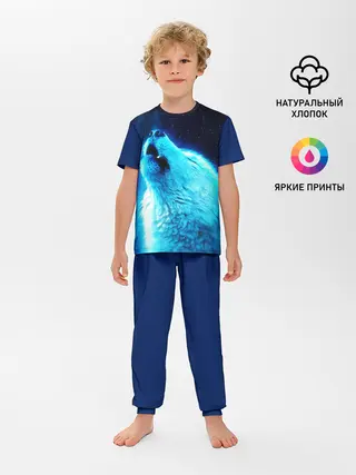 Детская пижама с брюками / ВОЛЧИЙ ВОЙ
