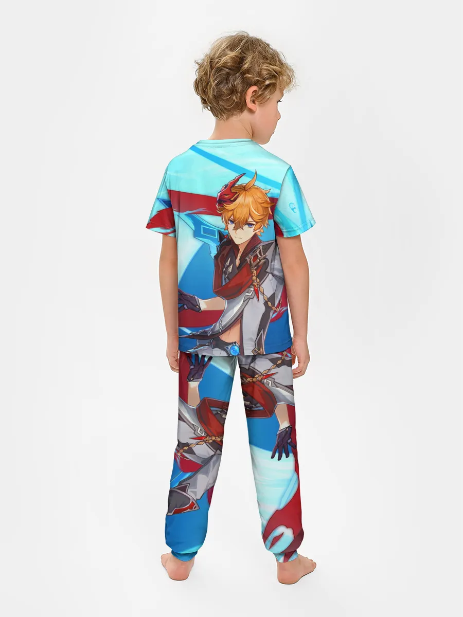 Детская пижама с брюками / Геншин импакт: Тарталья