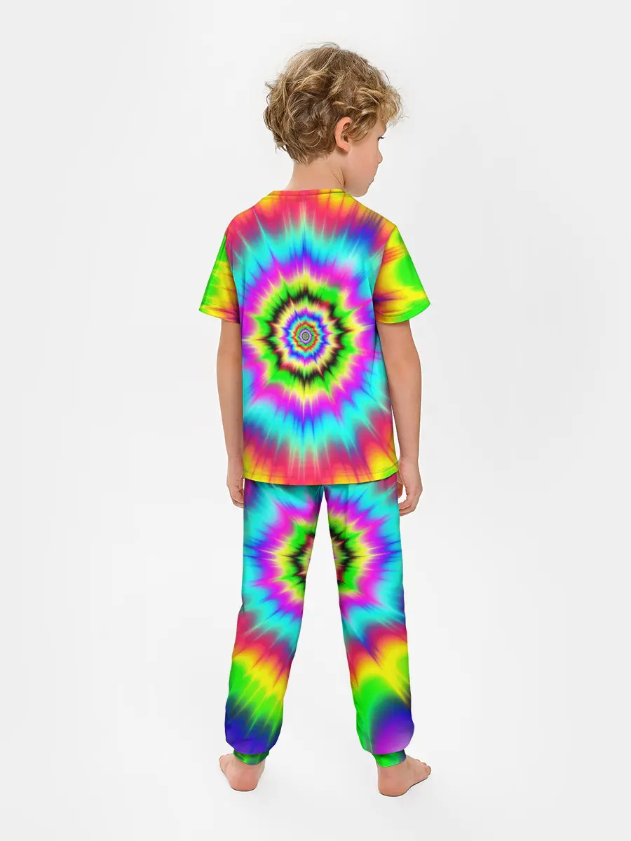 Детская пижама с брюками / ОПТИЧЕСКИЙ УЗОР
