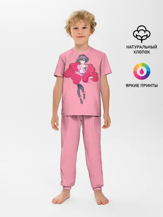 Детская пижама с брюками / Аниме. Девушка. Любовь