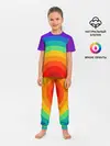 Детская пижама с брюками / Круговая радуга