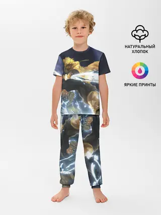 Детская пижама с брюками / Зиницу Агацума Бог ГРОМА