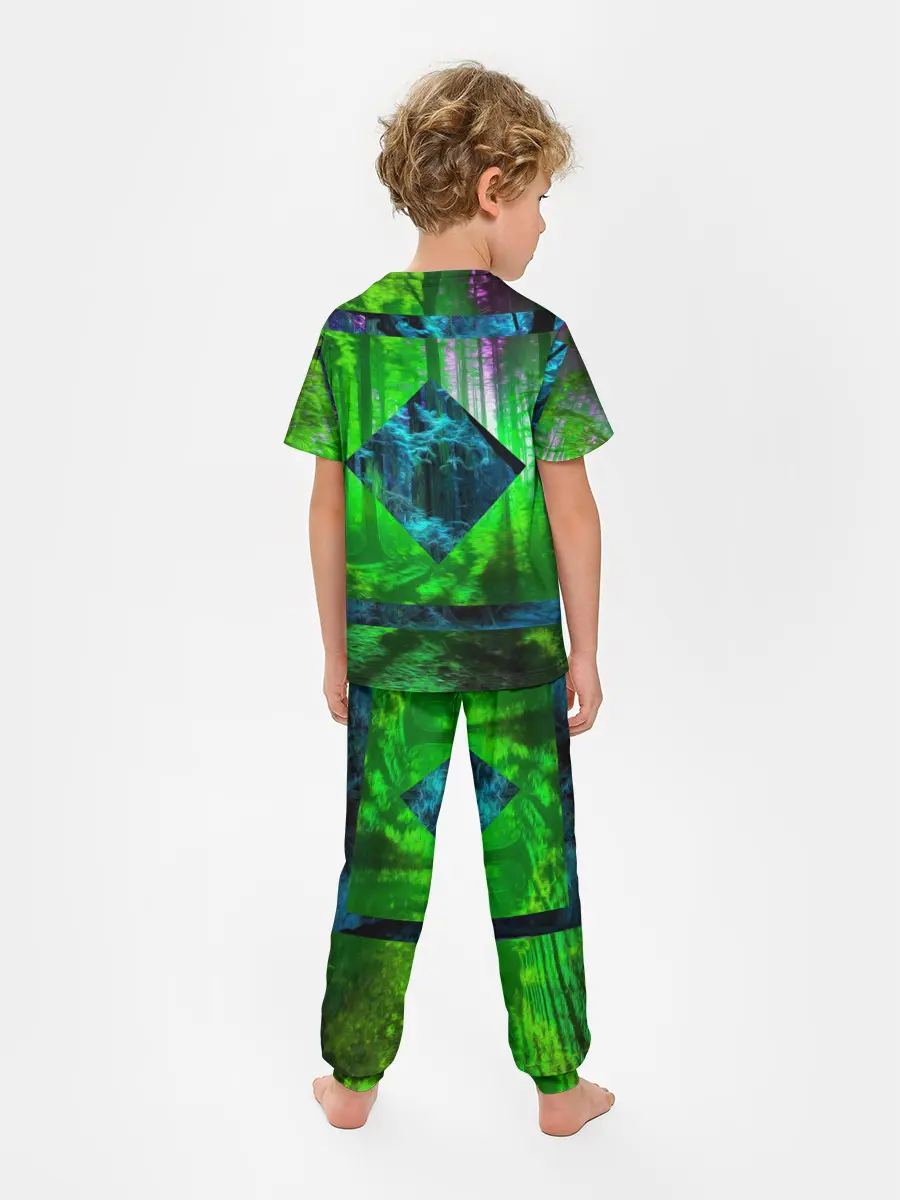 Детская пижама с брюками / ПСИХОДЕЛИЯ ЛЕСА