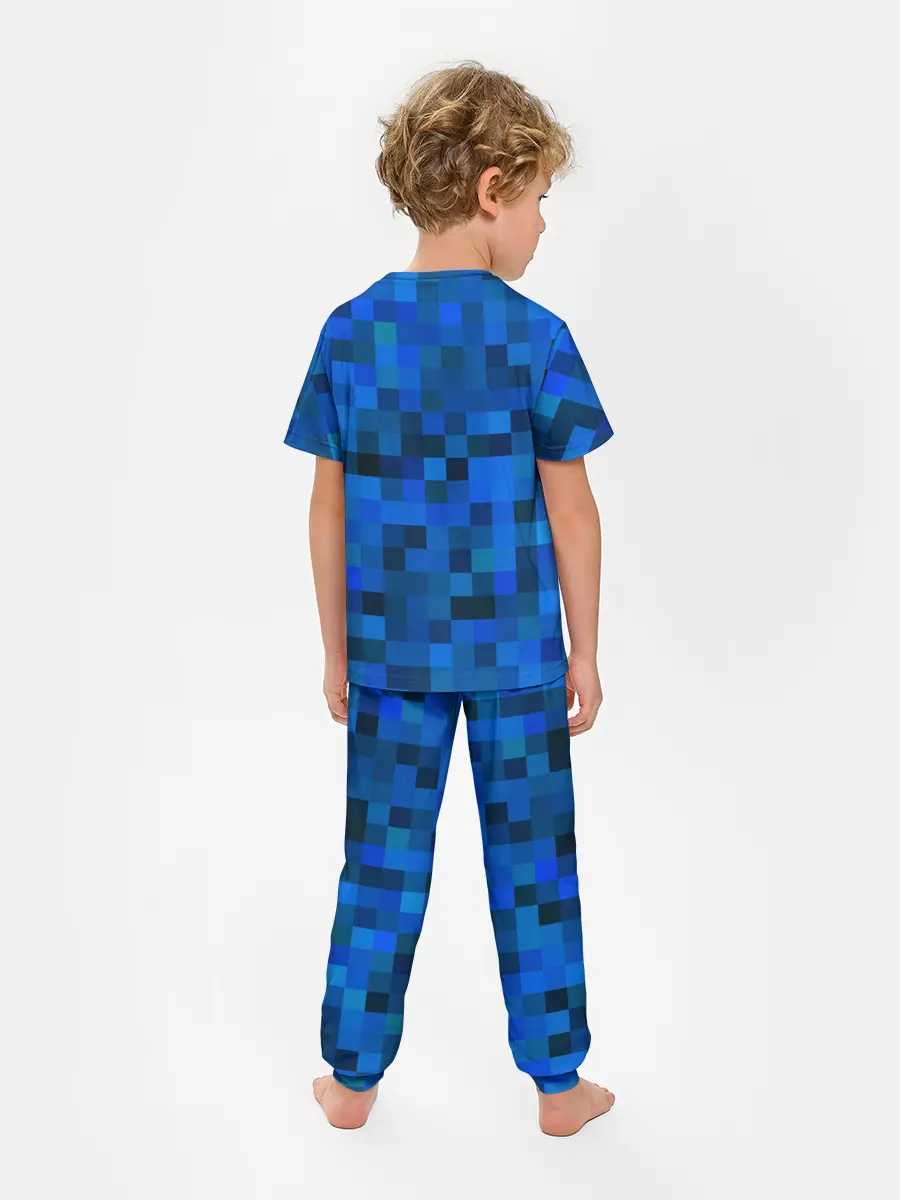 Детская пижама с брюками / Geometry Dash
