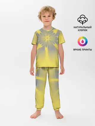 Детская пижама с брюками / Абстракция