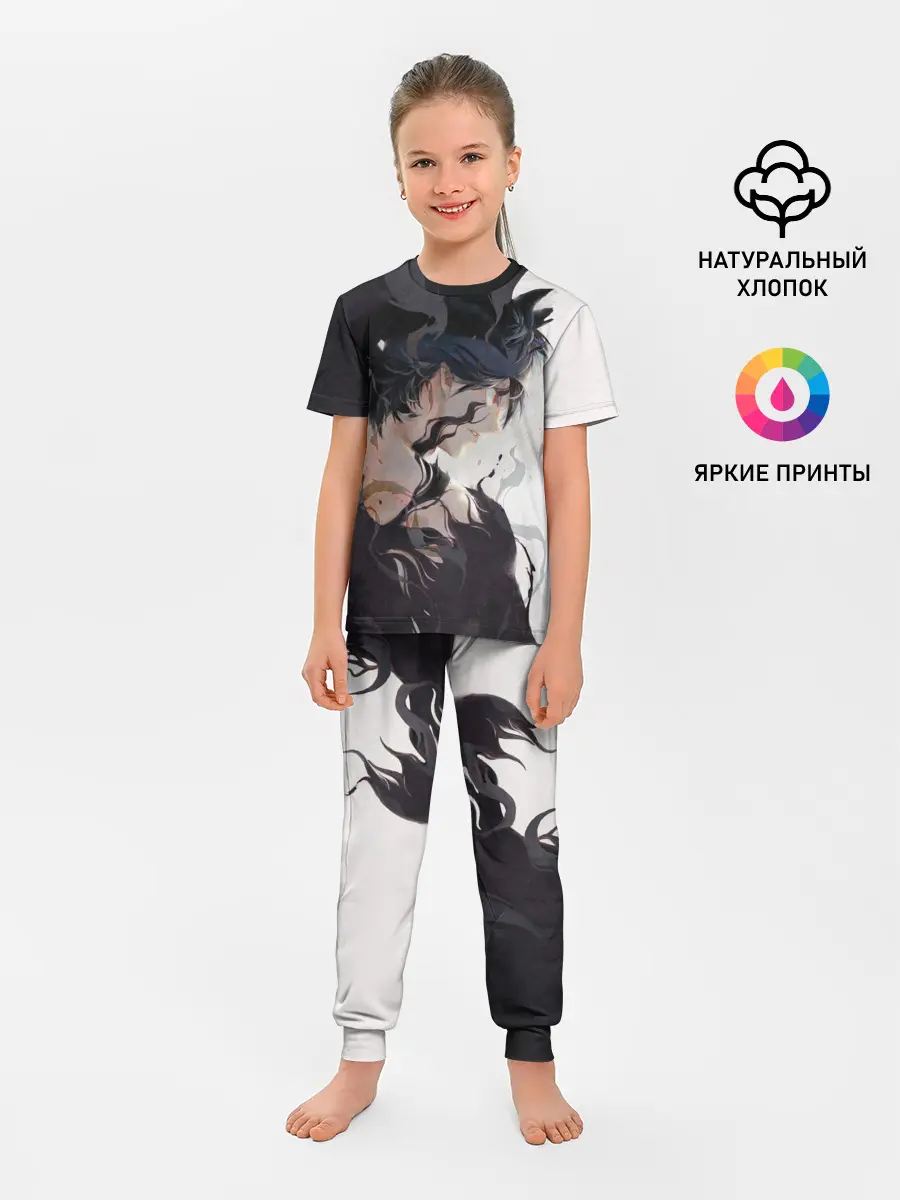 Детская пижама с брюками / Black Asta