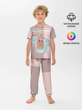 Детская пижама с брюками / BlackPink