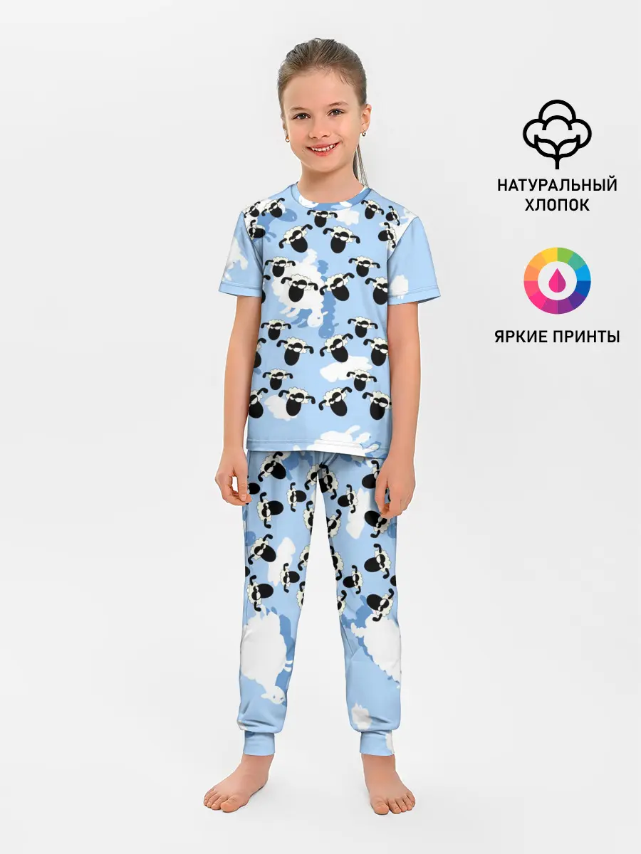 Детская пижама с брюками / Животные