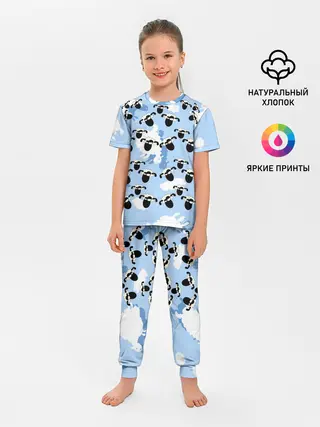 Детская пижама с брюками / Животные