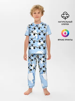 Детская пижама с брюками / Животные