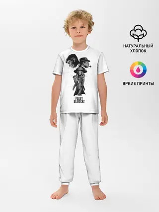 Детская пижама с брюками / Острые козырьки