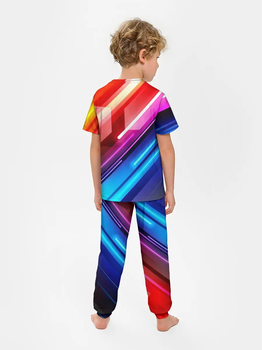Детская пижама с брюками / НЕОН