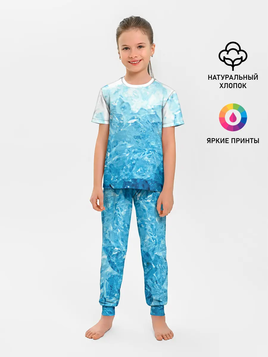 Детская пижама с брюками / Лёд