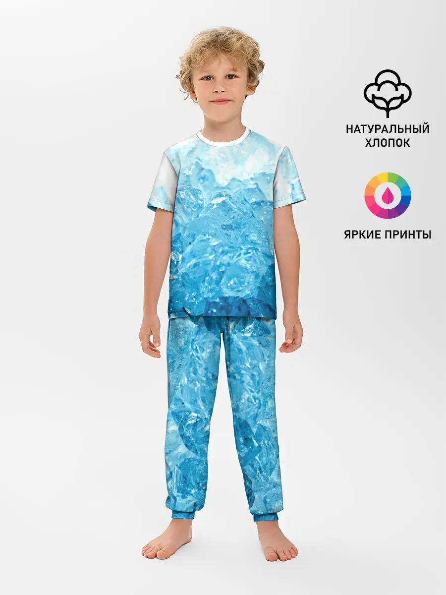 Детская пижама с брюками / Лёд