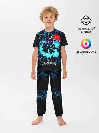 Детская пижама с брюками / Аста - Чёрный Клевер