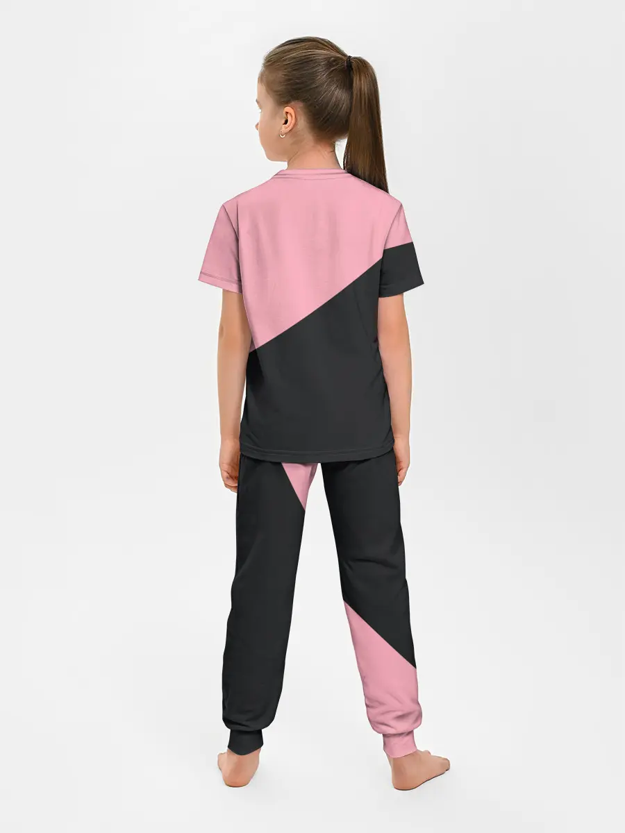 Детская пижама с брюками / Black Pink