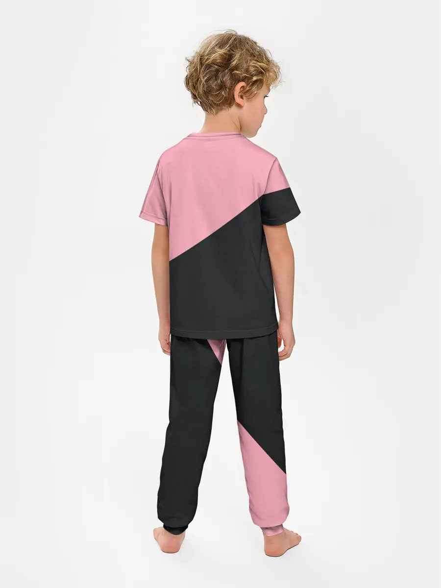 Детская пижама с брюками / Black Pink