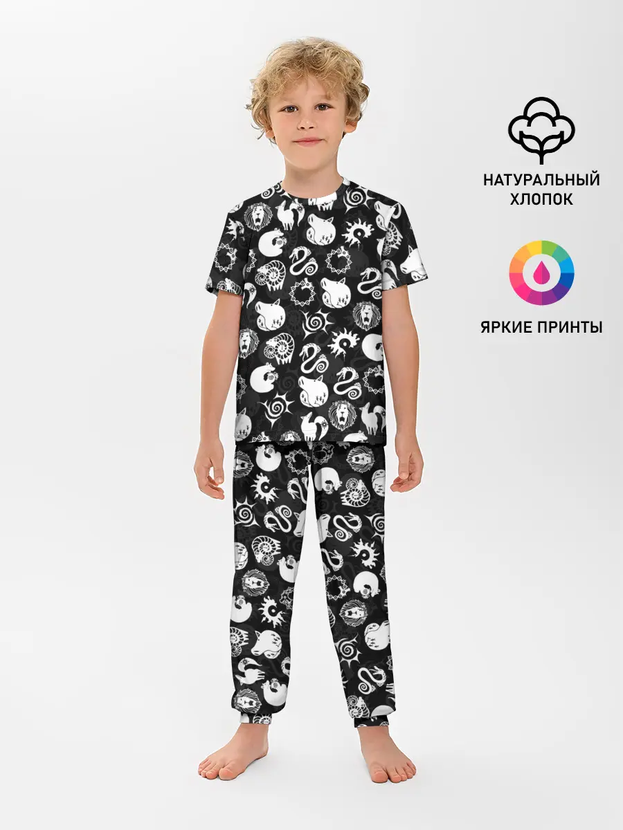 Детская пижама с брюками / SEVEN DEADLY SINS СИМВОЛЫ