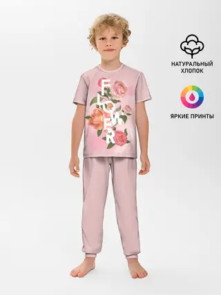 Детская пижама с брюками / Flower