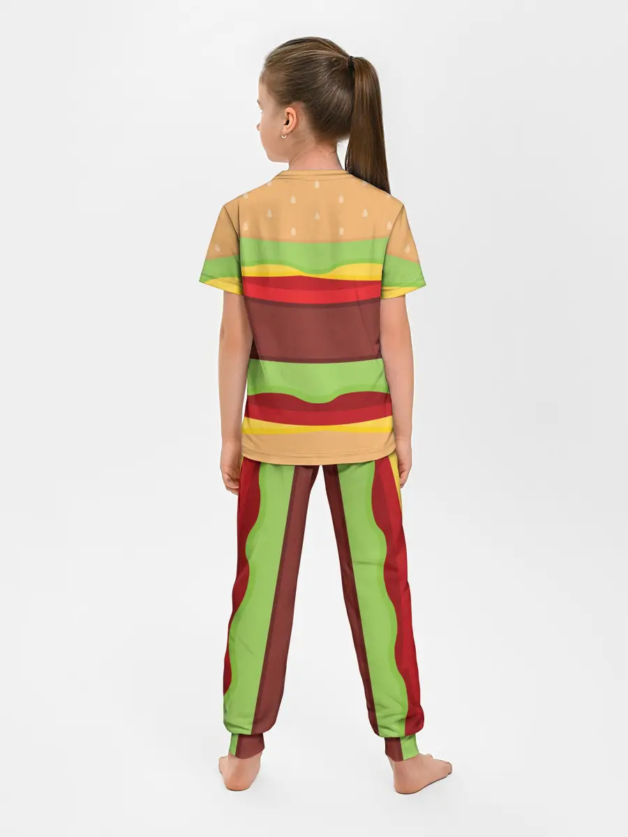 Детская пижама с брюками / Бургер