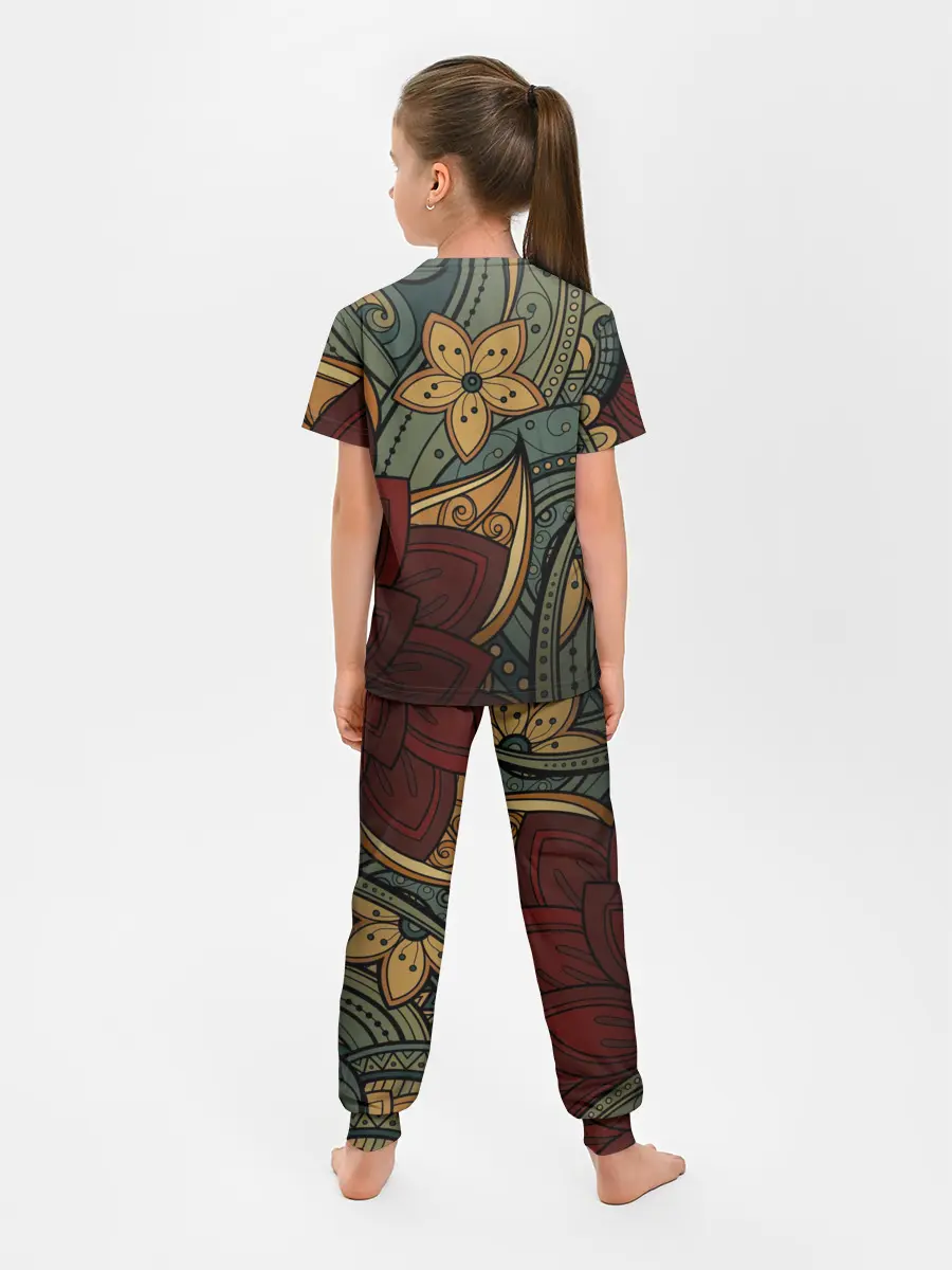 Детская пижама с брюками / Меладзе Цветы | Мандала