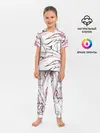 Детская пижама с брюками / Хаотичные линии