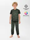 Детская пижама с брюками / OCTAGON зеленый