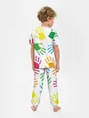 Детская пижама с брюками / Цветные ладошки - Детский узор