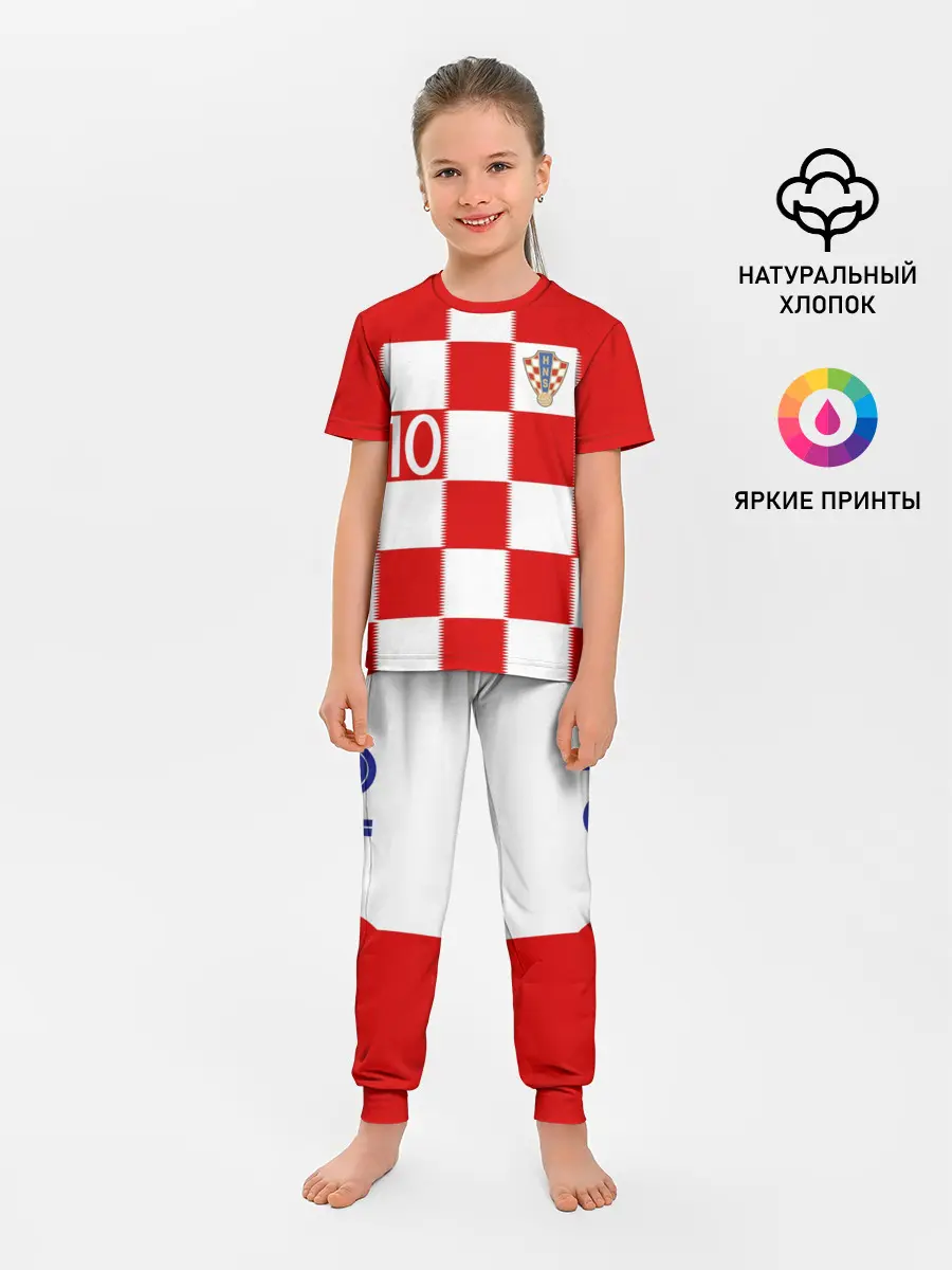 Детская пижама с брюками / Модрич Хорватия