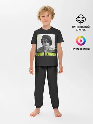 Детская пижама с брюками / Стильный Ленон